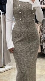 Heavy wool winter dress